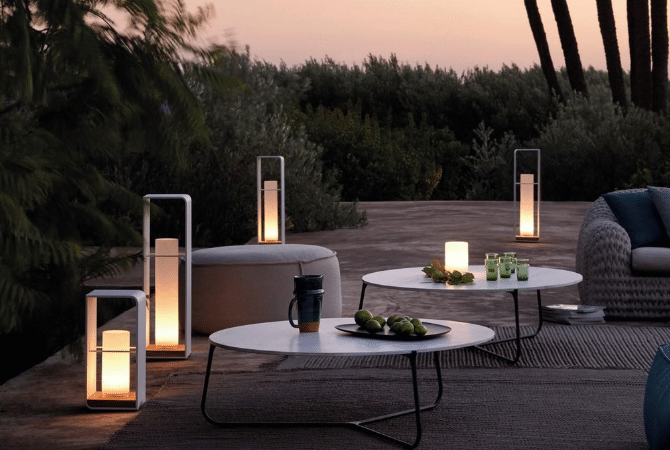 Eclairage exterieur terrasse : spot, lanterne, balise solaire pas