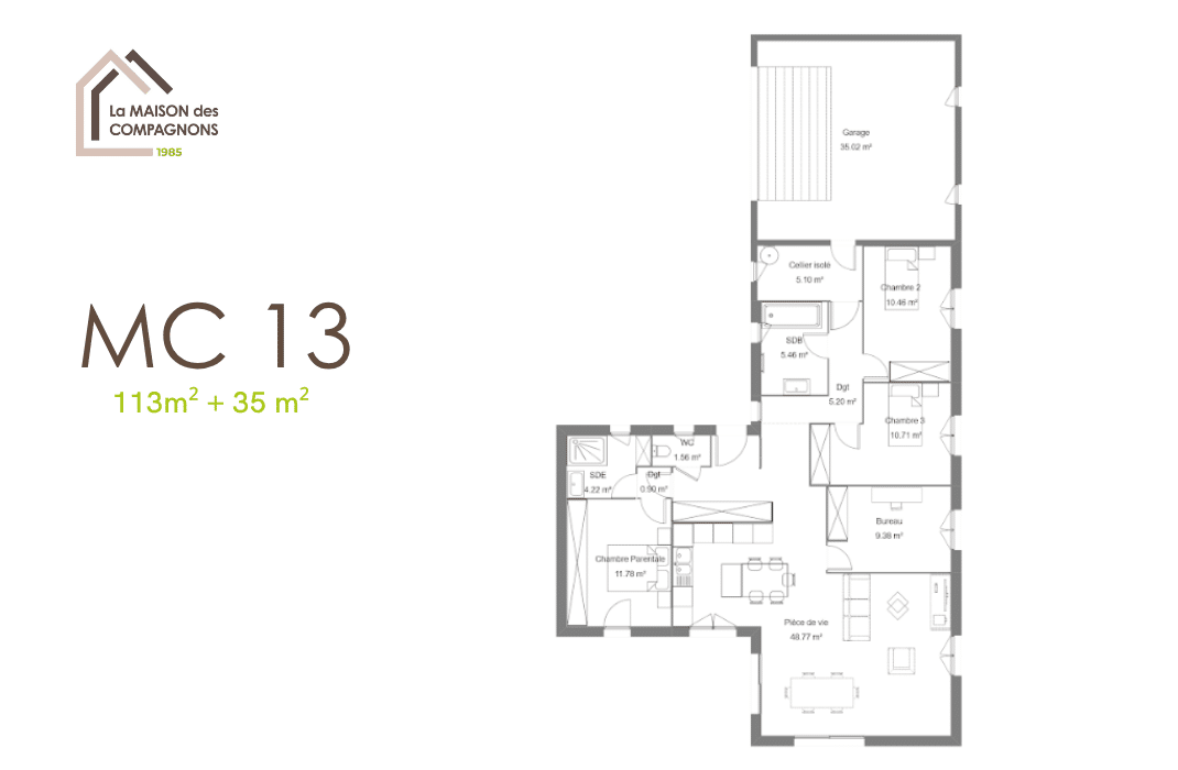 MC13 (7) - constructeur maison - constructeur maison rhone alpes - plan maison - modele maison - maison modele prix - construction maison individuelle