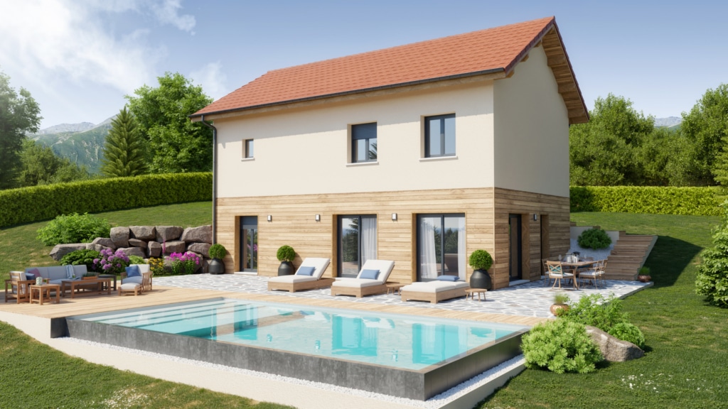 Maison à étage demi-niveau : Modèle MC45