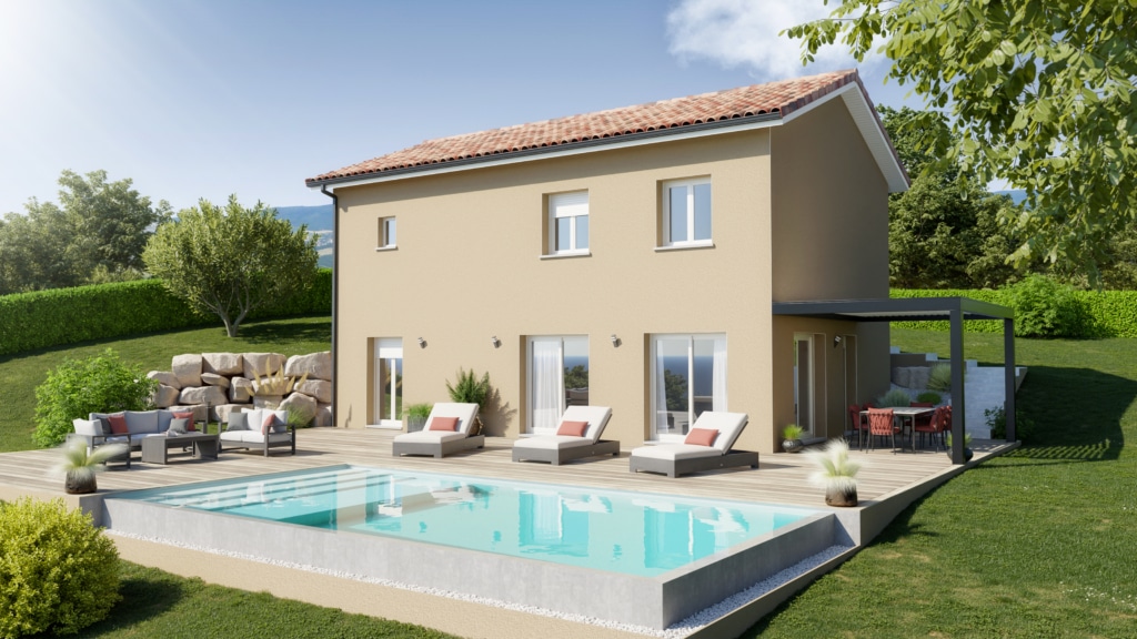 Maison à étage demi-niveau : Modèle MC45